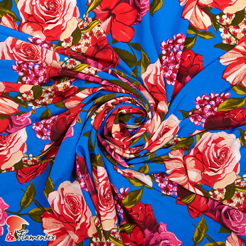 NATASHA. Crepe fabric with drape, for flamenco dresses.