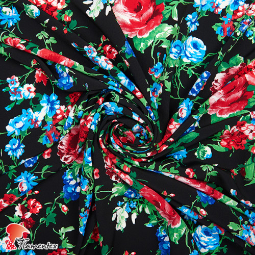 NATASHA. Crepe fabric with drape, for flamenco dresses.