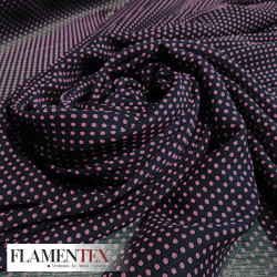 Tejido de gasa estampado.