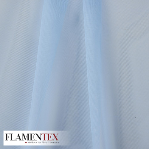 ORGANDI FLAMENCA. Tela transparente rígida especial para debajo de los volantes o para cancán.