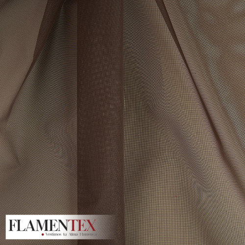 ORGANDI FLAMENCA. Tela transparente rígida especial para debajo de los volantes o para cancán.