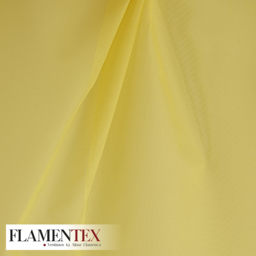 ORGANDI FLAMENCA. Tela transparente rígida especial para debajo de los volantes o para cancán.