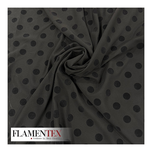 DAMA FLOC. Tejido de crep con caída.