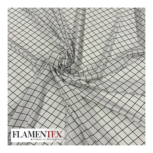 DAMA FLOC. Tejido de crep con caída.