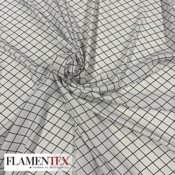 DAMA FLOC. Tejido de crep con caída.