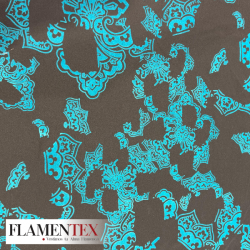 NIDIA FLOCADO *MATE*. Tejido de raso elástico.