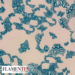 NIDIA FLOCADO *MATE*. Tejido de raso elástico.