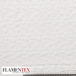 Tejido precioso de tul bordado.