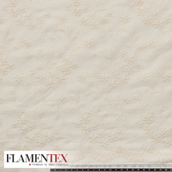 Tejido de batista bordada.