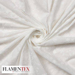 Tejido de batista bordada.