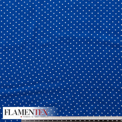 Tejido de crespón suave con elastano. Estampado de lunares de 2,00 mm.
