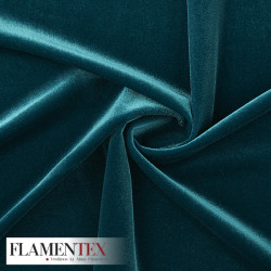 Tejido de terciopelo elástico. Suave y muy adaptable.