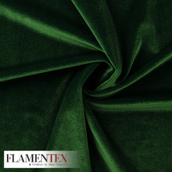 Tejido de terciopelo elástico. Suave y muy adaptable.