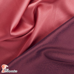 JUNO. Reversible fabric with spandex: Shantung fabric/ satin.