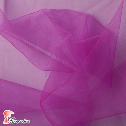 FIESTA ZAFIRO. Stretch organza fabric, shinny and soft.