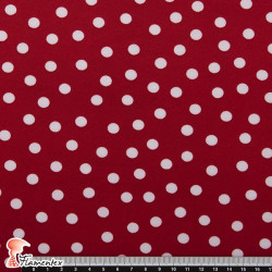 TABLAO. Knit fabric. Normally used on rehearsal skirts. Polka dot 1 cm diameter print.