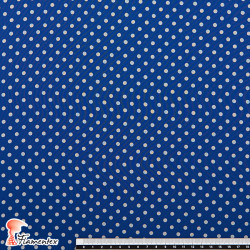 MOTRIL. Printed chiffon fabric. Polka dot 0,50 cm. aprox.