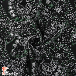 NATASHA. Drape crêpe fabric. Normally used for flamenco dresses. Fantasy print.