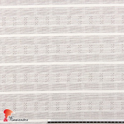 ISABA. Horizontal striped fabric.