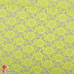 BLONDA CADI FLUOR. Lace fabric.