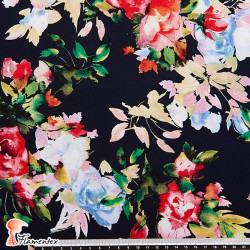 ESTEPONA. Drape soft fabric with floral print.