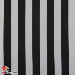 BASICO STRECH EST. LISTA ANCHA. Polyester fabric. Wide stripe print.