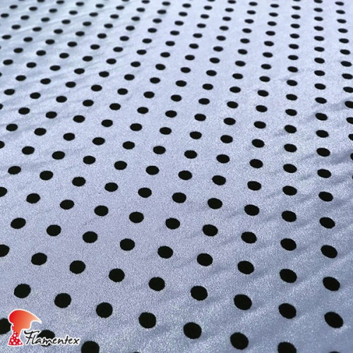 NIDIA FLOCADO. Tejido de raso elástico flocado. OEKO-TEX Standard 100