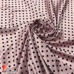 NIDIA FLOCADO. Flocked elastic satin fabric. OEKO-TEX Standard 100