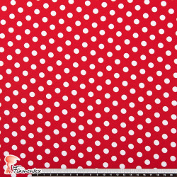 NATASHA TOPO MD. Drape crêpe fabric, for flamenco dresses. Polka dot print 0,80 cm.