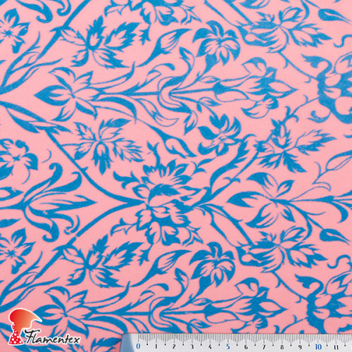 DRAVA FLOCADO. Tejido de gasa fina flocada. OEKO-TEX Standard 100