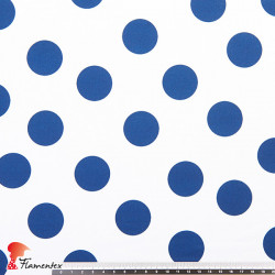 PARAYAS ESTP. Drape knit fabric with polka dot print, for rehearsal skirt.