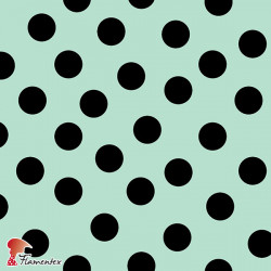 D-STRECH ESTP. Strech fabric with polka dot print (1,50 cm).