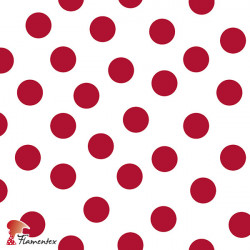 D-STRECH ESTP. Strech fabric with polka dot print (1,50 cm).