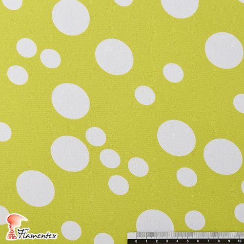 NATASHA TOPO IRREGULAR GR. Drape crêpe fabric. Normally used for flamenco dresses. Irregular polka dot.